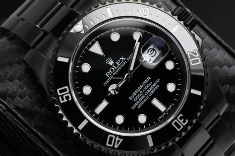 rolex oyster perpetual submariner date full black|rolex submariner date black price.